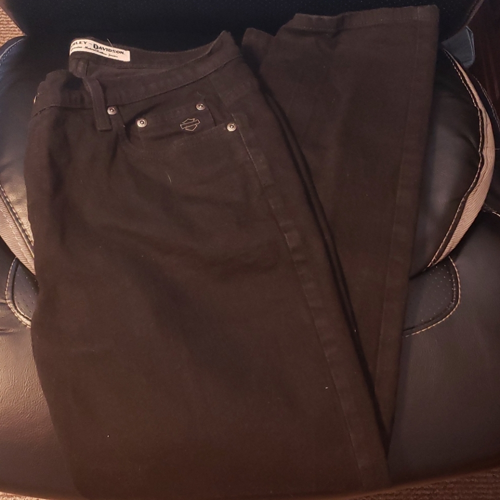 Harley Davidson Black Denim Jeans